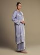 3 Pc Viscose Embroidered Suit - Itvse-213992 Discount