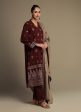 3 Pc Khaddar Embroidered Suit - Ikse-213977 Online