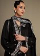 3 Pc Viscose Embroidered Suit - Itvse-214000 Sale