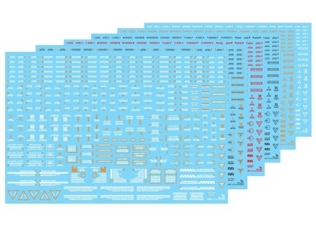 Delpi Decal - 1 60 Mechanical Caution Water Decal (6 Types) For Cheap