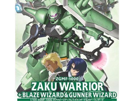 1 100 Seed Destiny #06 Zaku Warrior + Blaze Wizard & Gunner Wizard Hot on Sale