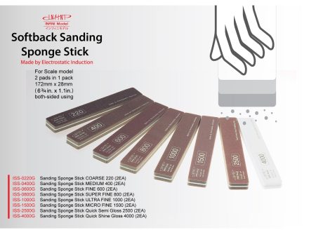 Infini - Sanding Sponge Stick, Full Set Supply