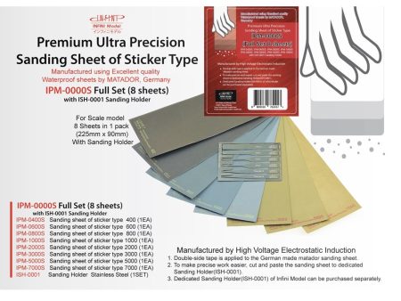 Infini - Sanding Sheet of Sticker Type, Full Set Cheap