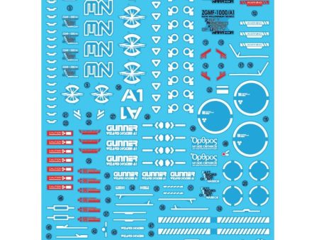 Delpi Decal - MG GUNNER ZAKU WARRIOR [LUNAMARIA] WATER DECAL on Sale