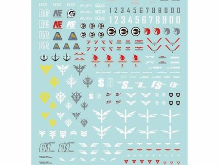 Gundam Decal #107 Mobile Suit Gundam Unicorn Multiuse (1) Hot on Sale