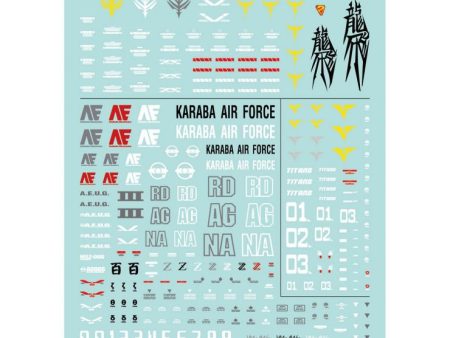 GD-108 Z Gundam   Gundam ZZ Decals Online Hot Sale