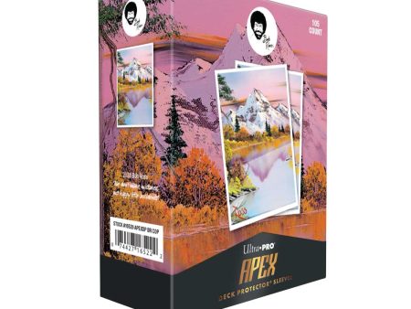 Pre Order Oct 2024 Bob Ross: Mighty Mountain Lake 105ct APEX Deck Protector Sleeves Cheap