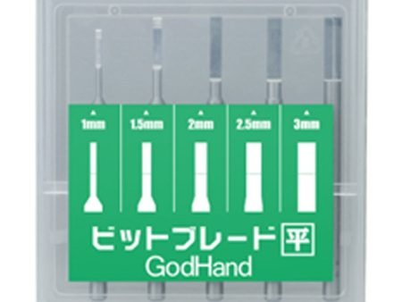 GodHand - Bit Blade Set [Flat Blade], Set of 5 Fashion