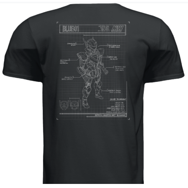 Mecha Warehouse  Blueprint  Short Sleeve T-Shirt Supply