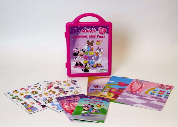 Minnie Minnie s Fashion And Fun: Book And Magnetic Playset Cheap